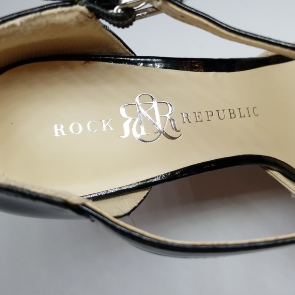 Rock & Republic ankle strap platform heels - Picture 7 of 8